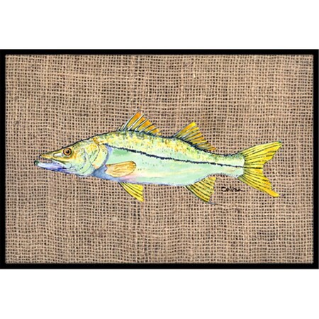 Carolines Treasures 18 x 27 in. Fish-Snook Indoor and Outdoor Doormat 8772MAT